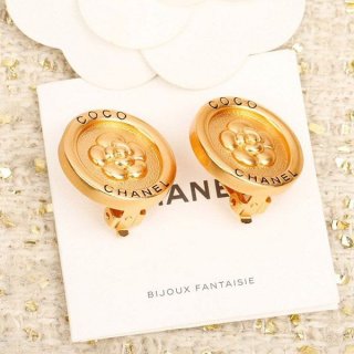 華やかな雰囲気に シャネル coco Vintage ピアス 本物 she30768