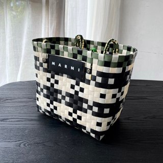 マルニ マイクロバスケットバッグ 本物 map83129
