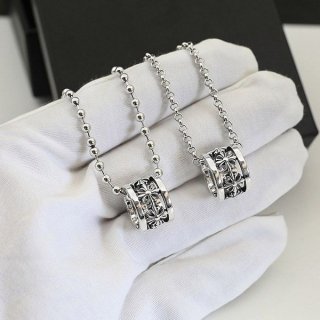 高品質 十クロムハーツ十【ロールチェーン/18インチ 本物】◆925シルバー Kum30874