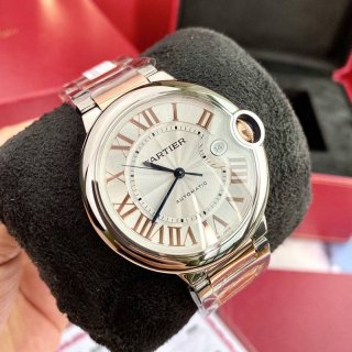 超話題!カルティエ バロンブルー ４２ｍｍ 本物 W6920095