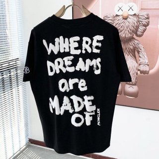 絶対欲しい！モンクレール 本物 ロゴプリント半袖Tシャツ mot71250