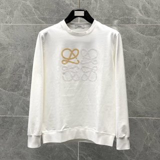 超希少！ロエベ アナグラム エンブロイダリー スウェットシャツ 本物 low81641
