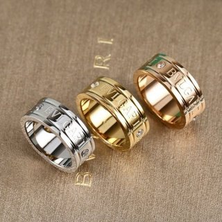 <最新で絶対欲しい>ブルガリ ロゴリング 本物 ダイヤ付き 指輪 Bub56163 <最新で絶対欲しい>ブルガリ ロゴリング 本物 ダイヤ付き 指輪 Bub56163
