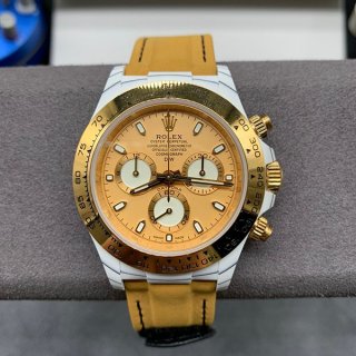 ☆超人気☆ロレックス DiW 本物 クォーツ デイトナ "GOLDEN ESSENCE" roa73316