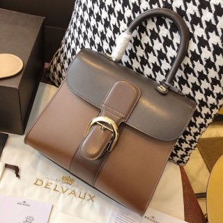 ★日本!!人気！【デルボー ハンドバッグ 本物】ブリヨン Ivoryステッチ ミディアムハンドバッグ Der39858