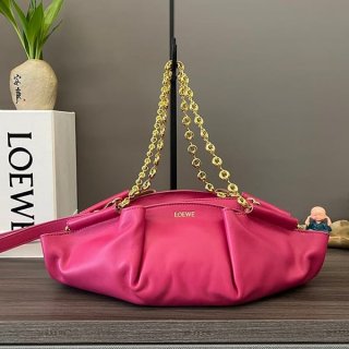 超話題!ロエベ 本物 パセオ スモール シャイニーナッパ ハンドバッグ loa47470