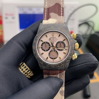 ロレックス DiW デイトナ 本物 "デザートイーグルカーボン" rof52509