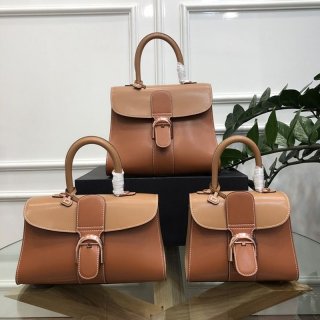 完売必至【DELVAUX 本物】カーフスキン ブリヨン ショルダー ハンドバッグ Ded74782