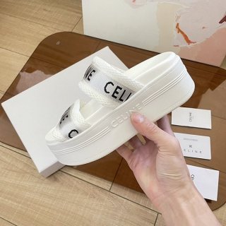 足元上品にセリーヌ ジャカード メッシュ テキスタイル サンダル コピー Ceo93022