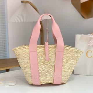 大人気!!新色【クロエ】トートバッグ 本物 かごバッグ 01236065 chn17589