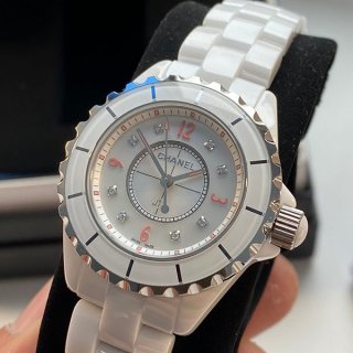 争奪戦 シャネル J12 本物 33mm shc35379