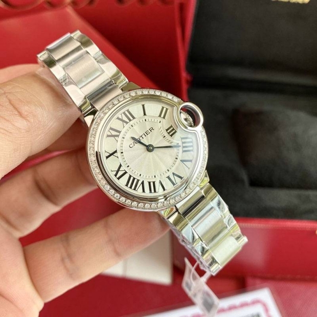 可愛いカルティエ バロンブルー ３３ｍｍ 本物 kar50365