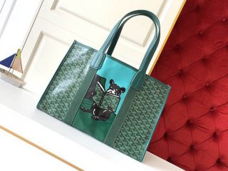 超希少！ゴヤール 本物「Villette」ドッグ マーカージュトートバッグ Goj78359