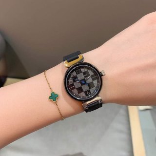 大人気！ルイヴィトン 時計 本物タンブール ストリート ダイバー 33mm vuy19704