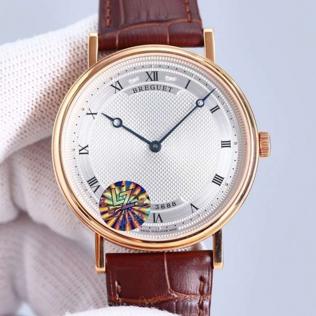 希少色ブレゲ クラシック 本物 メンズ 38 mm 時計 2色 bua26420