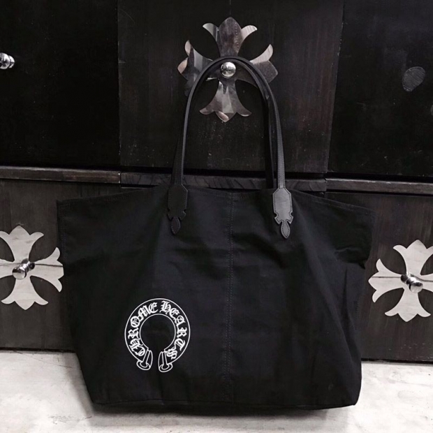 日本!!人気！十クロムハーツ【ルシール キャンバスバッグ本物】◆CHホースシュー Kur00927