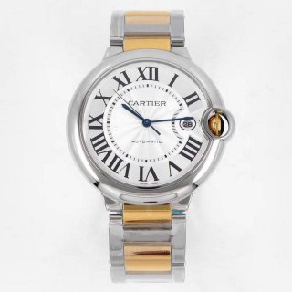 春もの新作カルティエ バロンブルー42mm 本物 kaq18023