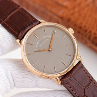 春もの新作ランゲ＆ゾーネ サクソニア フラッハ 本物 39mm rag24289