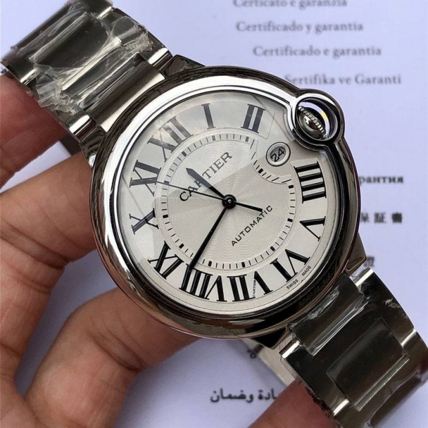 《大人気》カルティエ 本物 バロンブルー ４２ｍｍ kaw47767