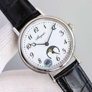 ☆超人気☆ブレゲ クラシック ムーンフェイズ レディ 本物 メンズ 40 mm 時計 bum05786