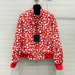 ルイヴィトン【草間彌生 本物】リバーシブル ボンバージャケット 1AB7S6 ルイヴィトン【草間彌生 本物】リバーシブル ボンバージャケット 1AB7S6