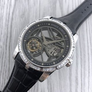 最安値挑戦ロジェデュブイ 本物 エクスカリバー トゥールビヨン 45.0mm rof70822