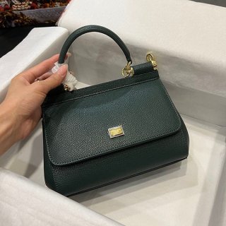 ドルチェ&ガッバーナ 本物 SICILYバッグ DAUPHINEレザー スモールサイズ dgq16798