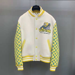 超希少！ルイヴィトン 本物 モノグラムジャカードボンバージャケット vui86133