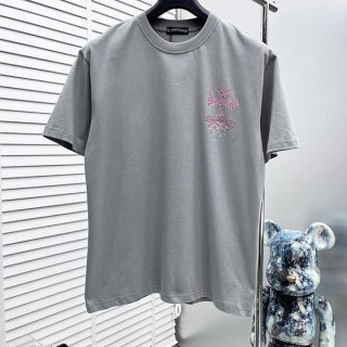 【セレブ多数愛用】クロムハーツ フローラルクロス Tシャツ 本物 Kuk81265