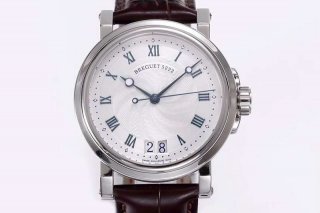 【日本未発売】ブレゲ 本物 マリーンII ラージデイト メンズ 39 mm 時計 buf22954