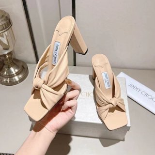 ジミーチュウ Avenue 80 ナッパレザー サンダル 本物 jit03599