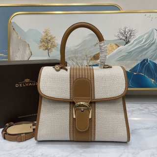 21-22AWデルヴォー MM Surpique ブリヨン MM ハンドバッグ 本物 Deh52889