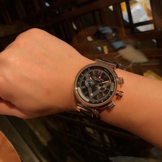 ルイヴィトン 本物 タンブール クロノグラフ 41mm vuw93611