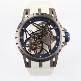 ★日本!!人気！ロジェデュブイ 本物 エクスカリバー スパイダー チタン 45MM rol25229