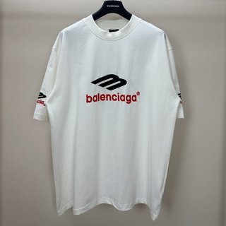 希少バレンシアガ フィット ミディアム T シャツ 本物 764235TPVD79065