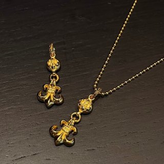 定番クロムハーツ ゴールドネックレス 本物 フレアチャーム Kuu95369