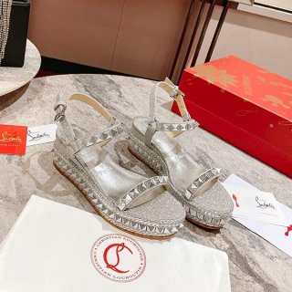 すぐ届く ルブタン エスパドリーユ サンダル 本物 Ruj40996