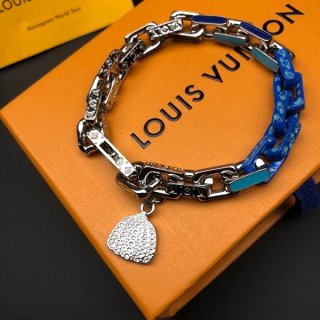 LV × YK ブレスレット 本物 パラダイス チェーン パンプキン M0977M