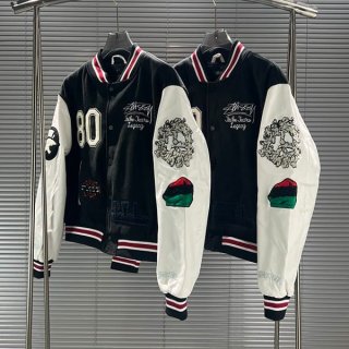n級 おすすめStussy x デニム ティアーズ x アワー レガシー TTL バーシティ ジャケット 本物 suw91416 n級 おすすめStussy x デニム ティアーズ x アワー レガシー TTL バーシティ ジャケット 本物 suw91416