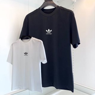 高品質バレンシアガ アディダス 本物 オーバーサイズTシャツ 2色 baj13203
