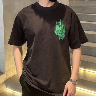 クロムハーツ イエロークロス Tシャツ 本物 Kud02342