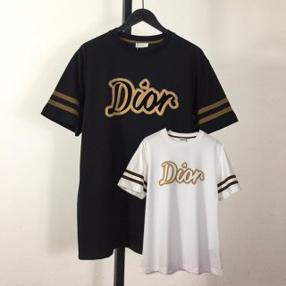 ディオール《リラックスフィット Tシャツ 本物》コットン 2色 dek15402