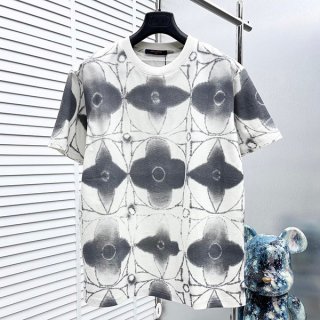 n級 おすすめ ルイヴィトン プリンテッドシボリタイダイTシャツ 本物 vup89129