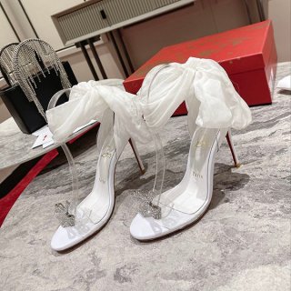 クリスチャンルブタン 本物 Sandale サテンheeled サンダル Ruj75294