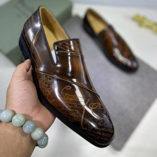 大人気!!新色ベルルッティ本物★ローファー CLASSIC★ ヴェネチアレザー bei18536