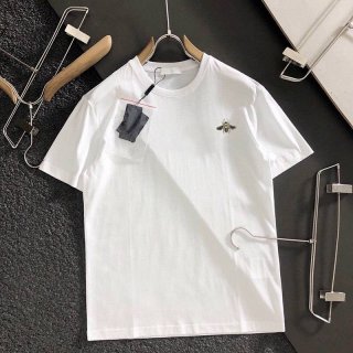 ディオール × Kaws ビー ワンポイント Tシャツ本物 ブラック 蜂 2色 det60758