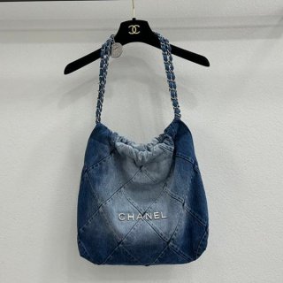 人気急上昇シャネル 本物 22 デニム ハンドバッグ トート shn02479