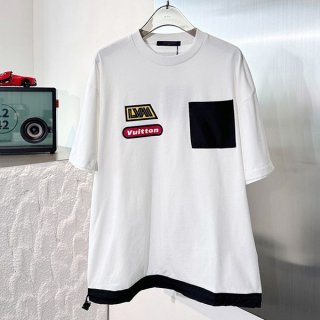 新作限定 ルイヴィトン ロゴ Tシャツ 本物 vun51862