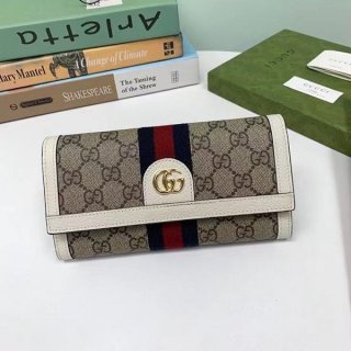 送料無料グッチ オフィディア GG コンチネンタル長財布 本物 52315396IWN4076