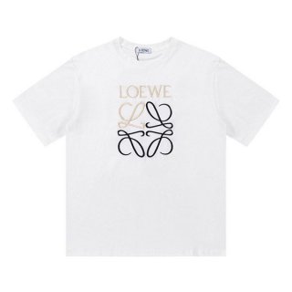 ロエベ グリッチ アナグラム Tシャツ 本物 コットン lot34381
